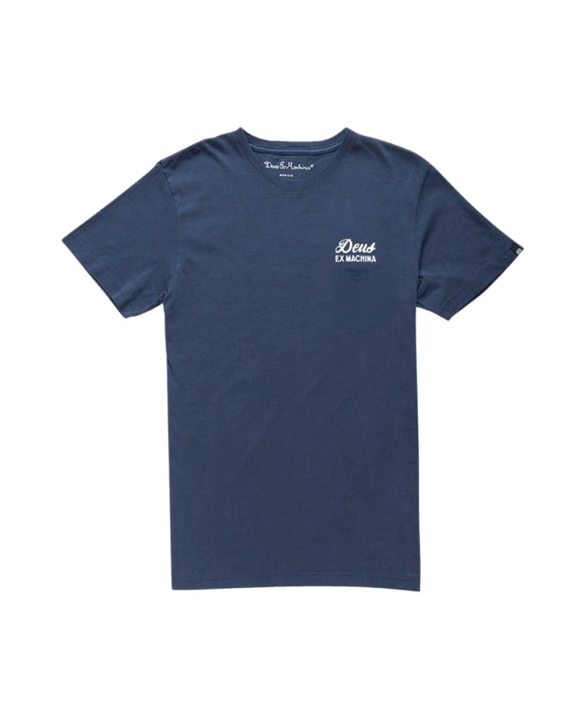 Biarritz Address Pocket Tee - Navy