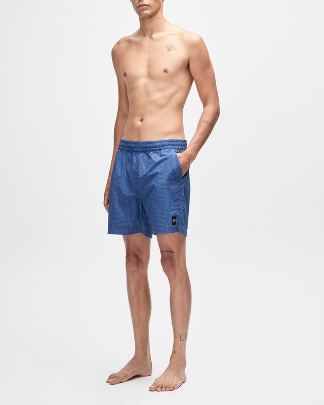 Service Mesh Swim Short - Mechanic Blue