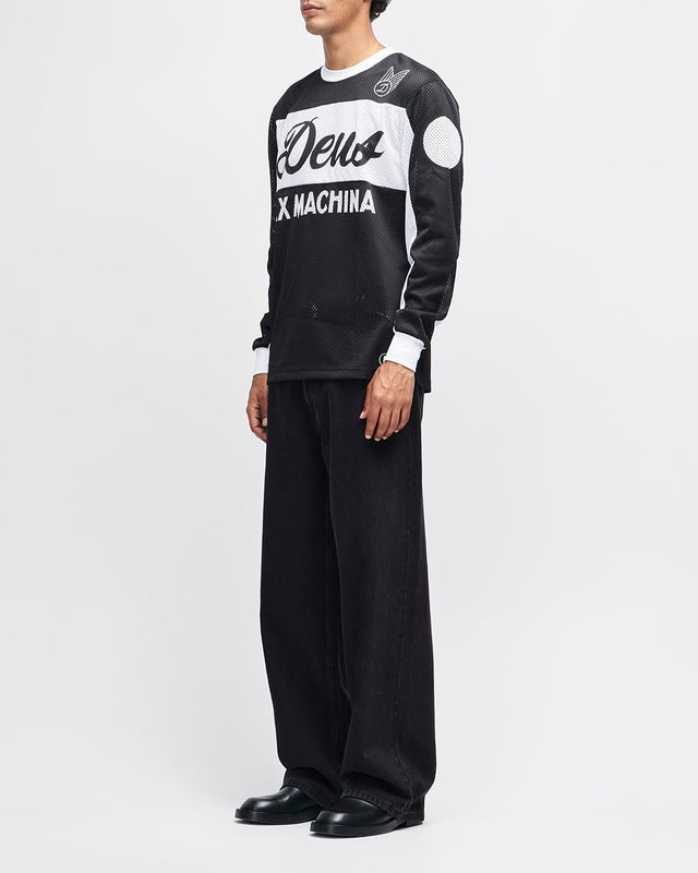 Saber Moto Jersey - Black