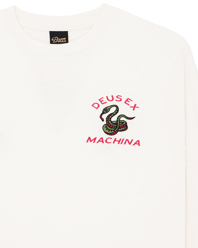 Camiseta Danger Noodle Ls - Blanco sucio