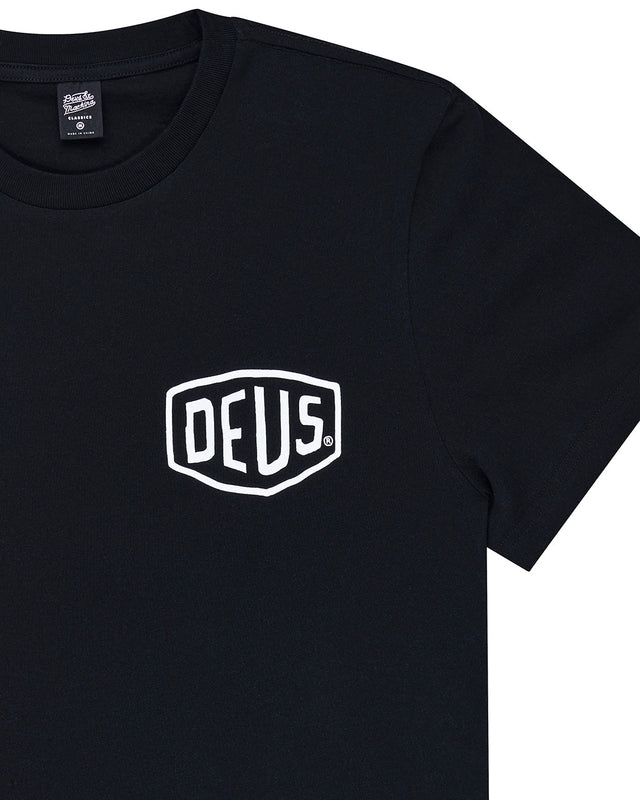 Camperdown Address Tee - Black