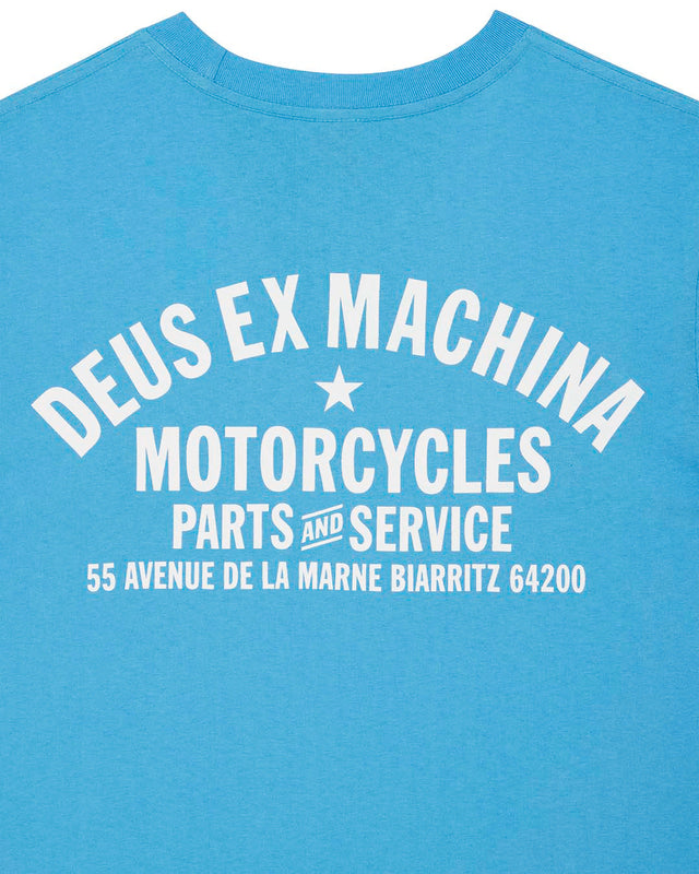 Camiseta con dirección en Biarritz - Azul Bonnie