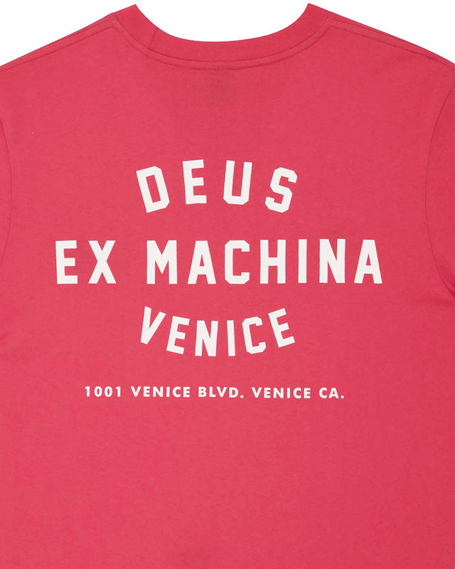 Camiseta Venice Skull - Rojo Melón