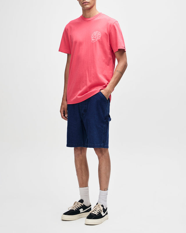 Camiseta Venice Skull - Rojo Melón