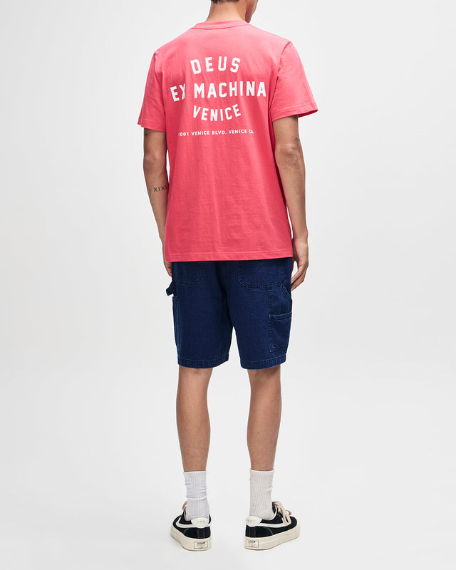 Camiseta Venice Skull - Rojo Melón