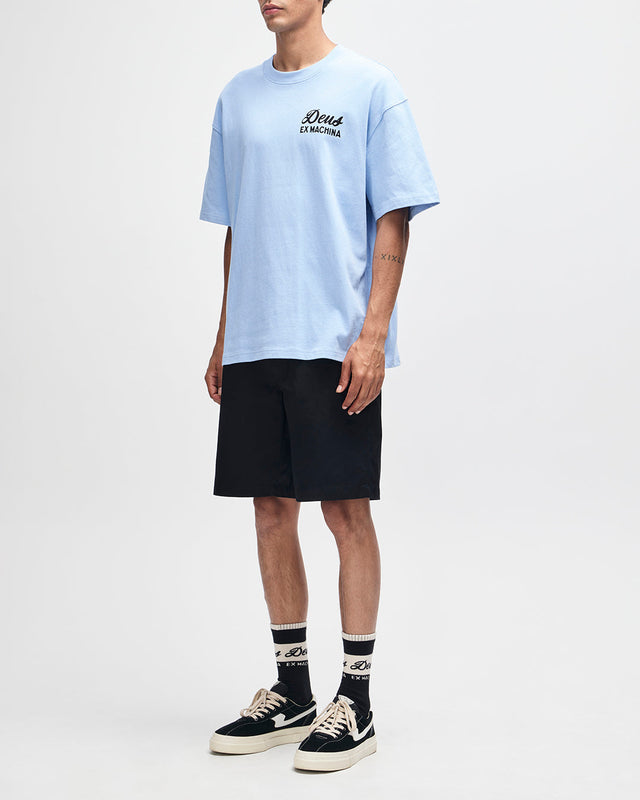 Camiseta Harajuku Sign - Azul cerúleo