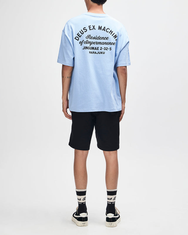 Camiseta Harajuku Sign - Azul cerúleo