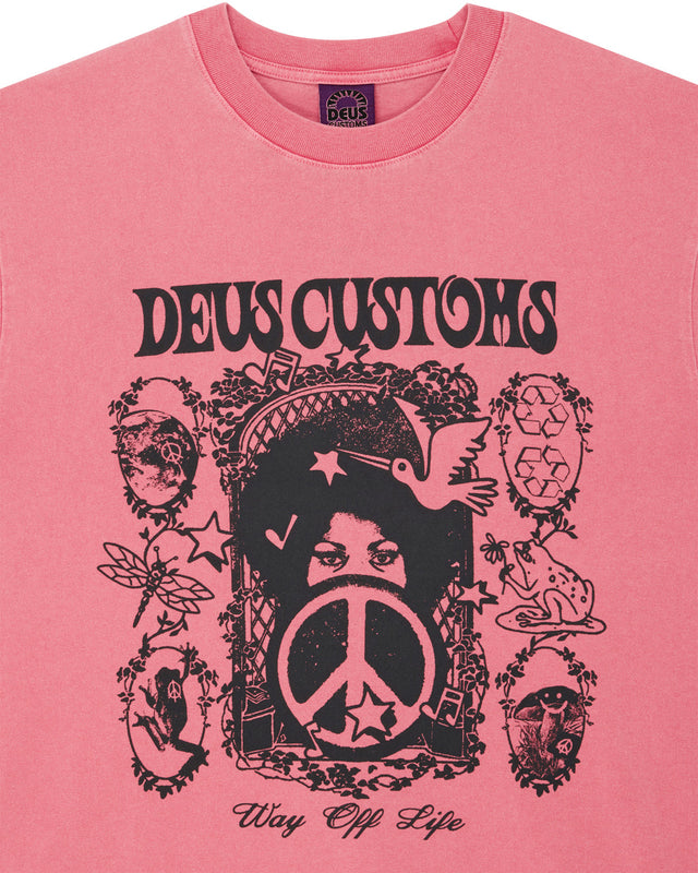 Camiseta Madre Tierra - Rojo Melón