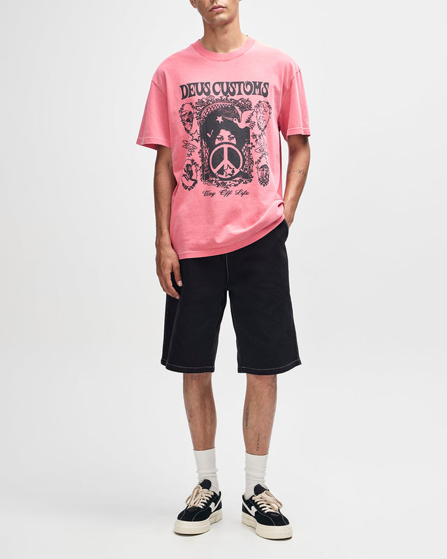 Camiseta Madre Tierra - Rojo Melón