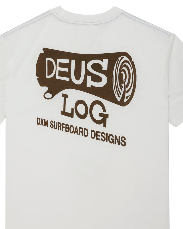 Log Tee - Vintage White