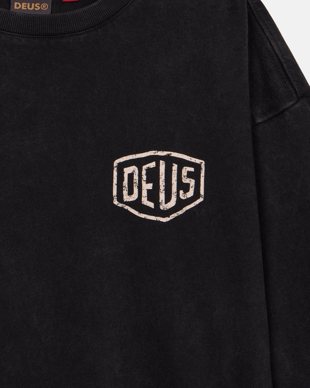 Deus Ex Machina - Roar Long Sleeve Tee - Black
