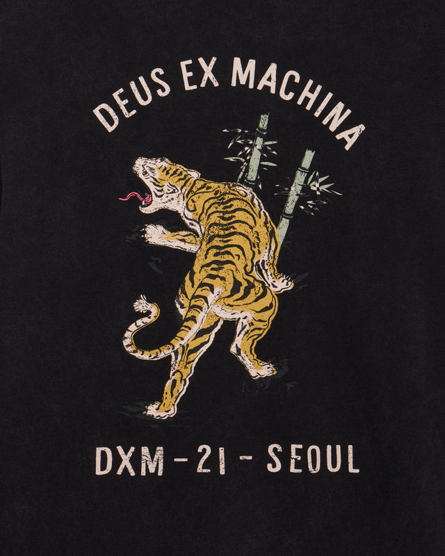 Deus Ex Machina - Roar Long Sleeve Tee - Black