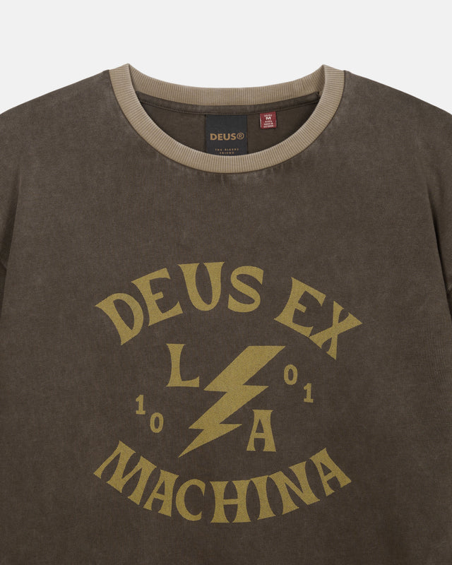 Deus Ex Machina - Chinook Long Sleeve Tee - Brown