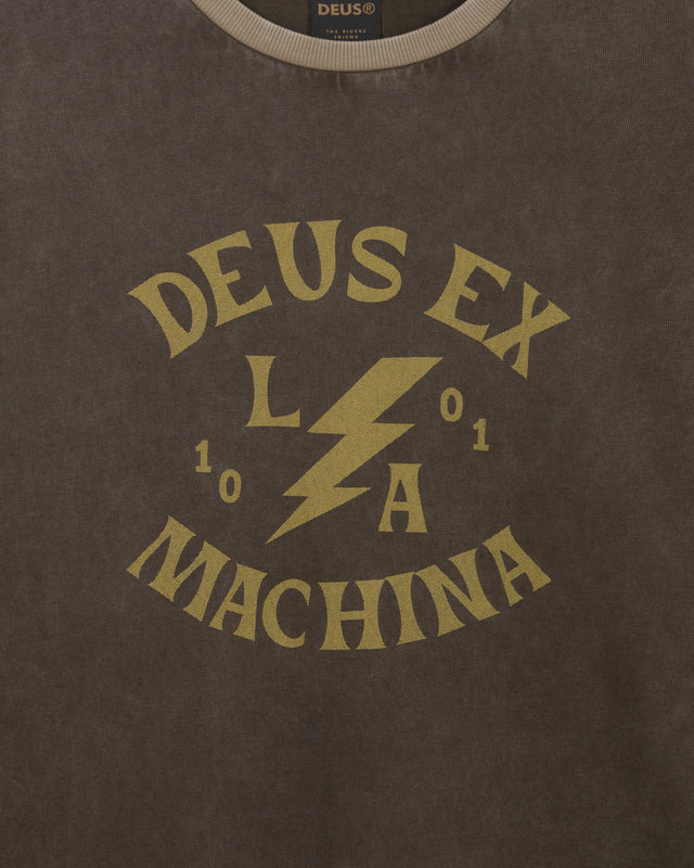 Deus Ex Machina - Chinook Long Sleeve Tee - Brown