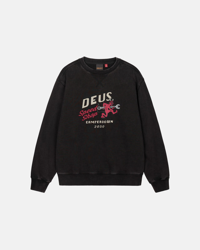 D261USW210 Dogleg Sweatshirt-Black