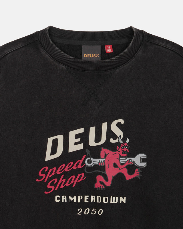 D261USW210 Dogleg Sweatshirt-Black