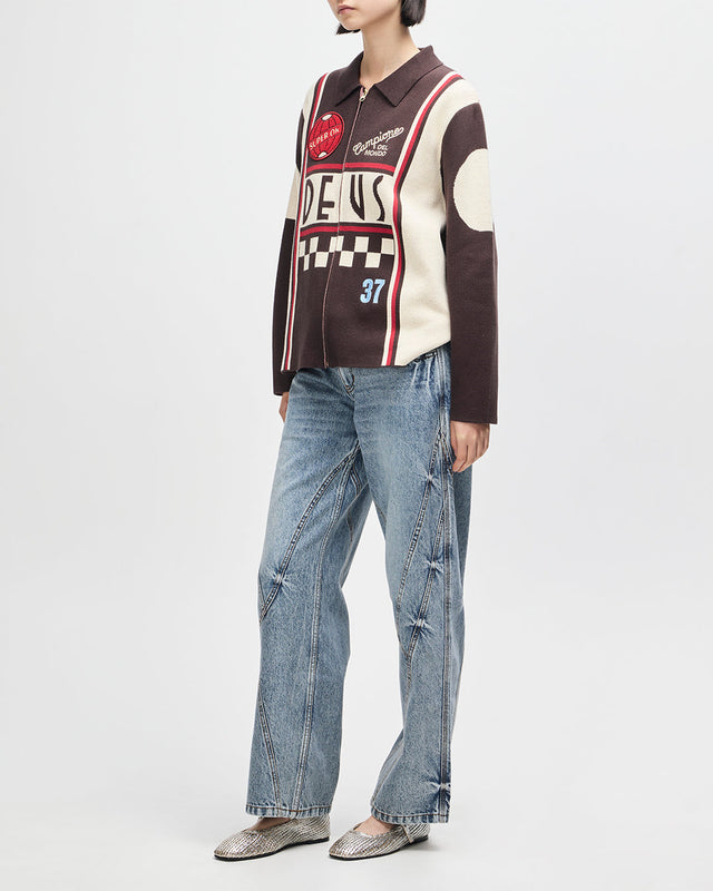 Monte Carlo Knit Cardigan - Java Brown