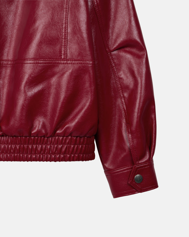Chaqueta de cuero W. Enduro - Roja