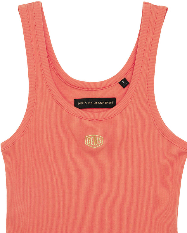 June Shield Tank - Flame Orange