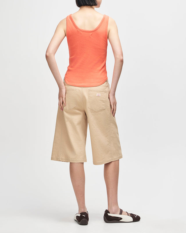 June Shield Tank - Flame Orange