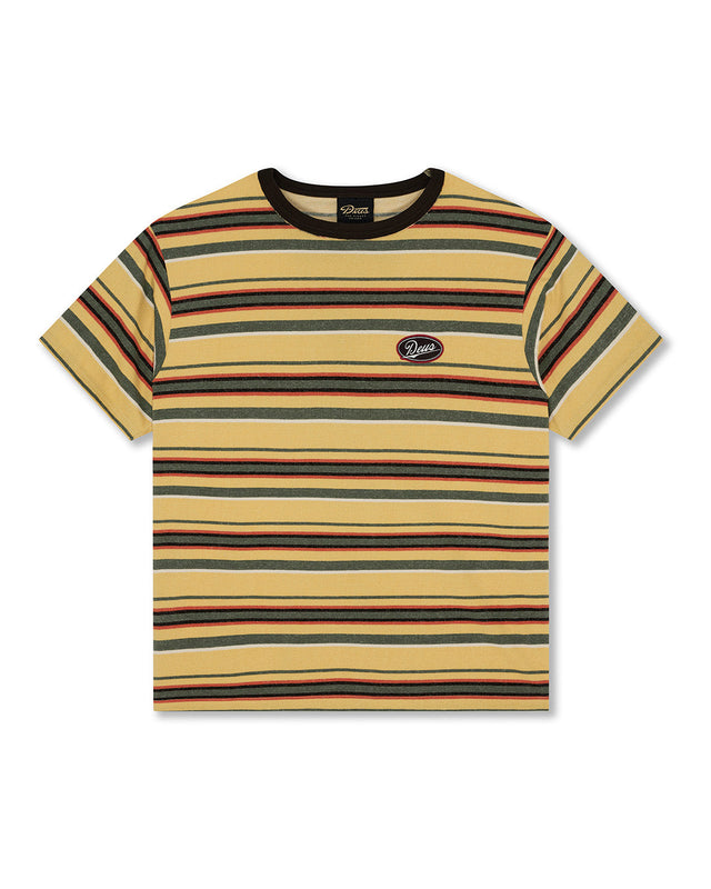 D262UTS230-Forecourt-Stripe-Tee-Yellow