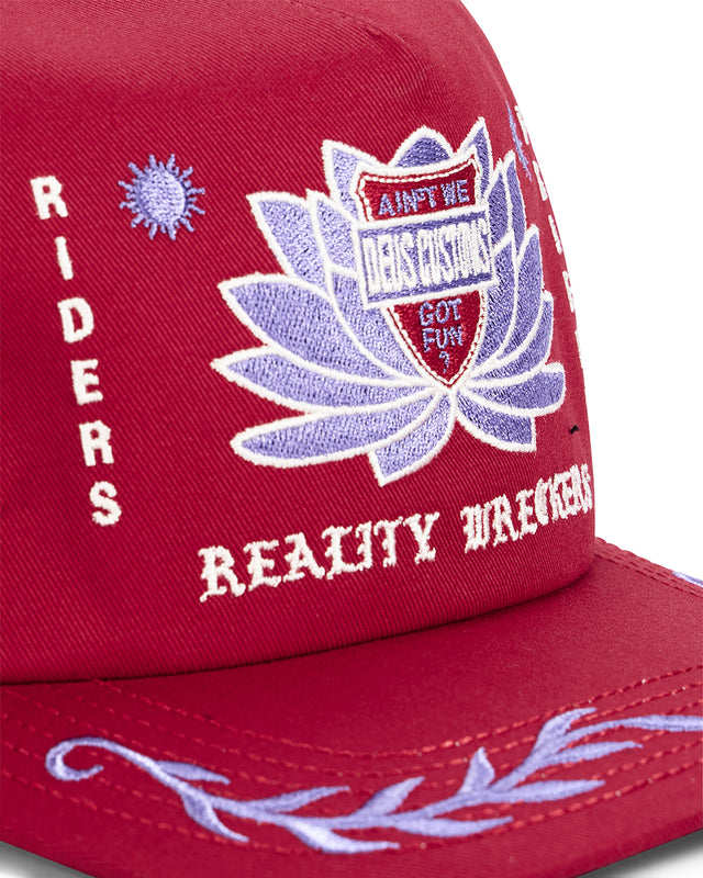 Sacred Crest Cap - Cherry Red