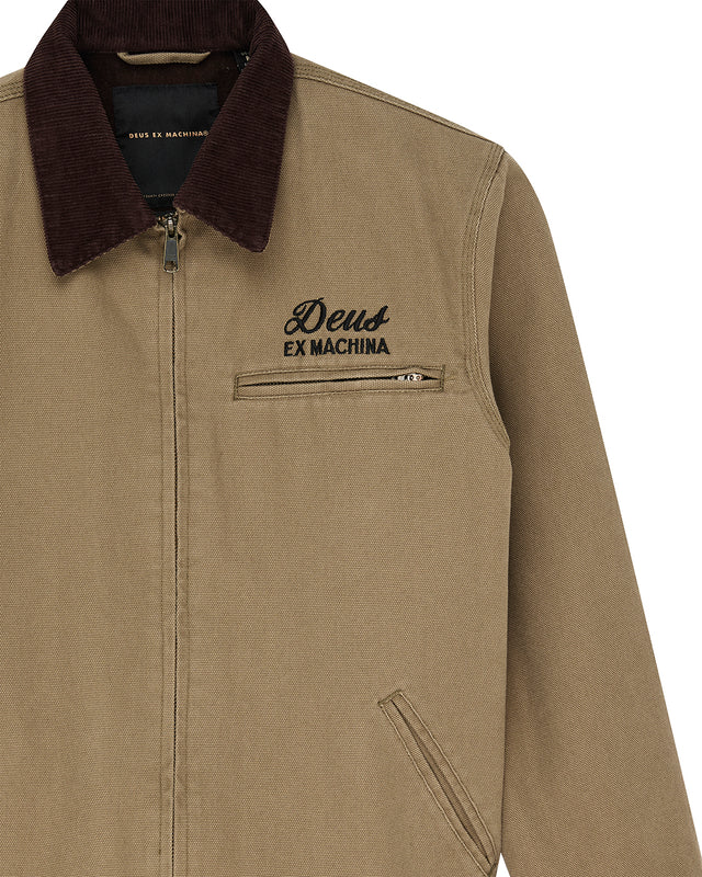 Address Workwear Jacket - Olive Green