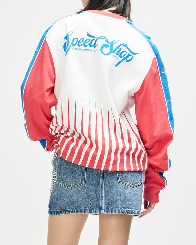 Trife Life Moto Jersey - Tofu White