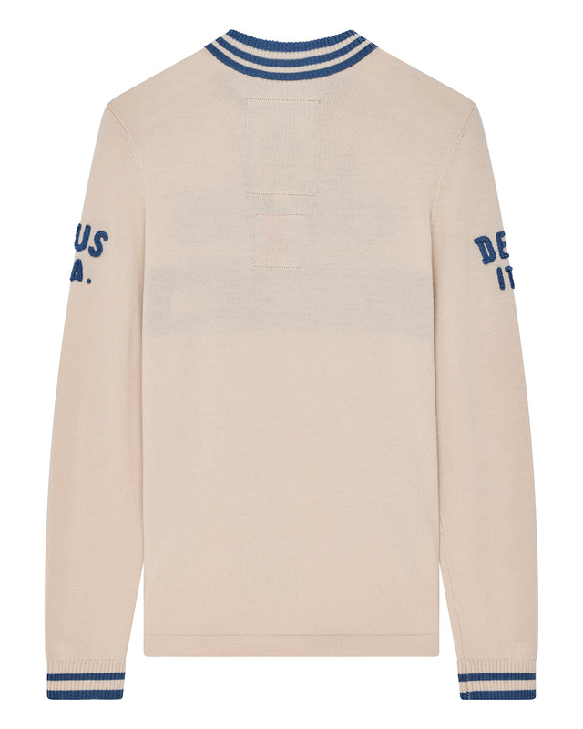 Henzen LS Knit Jersey - Tofu White