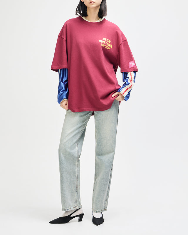 Bloomers Os Tee - Biking Red