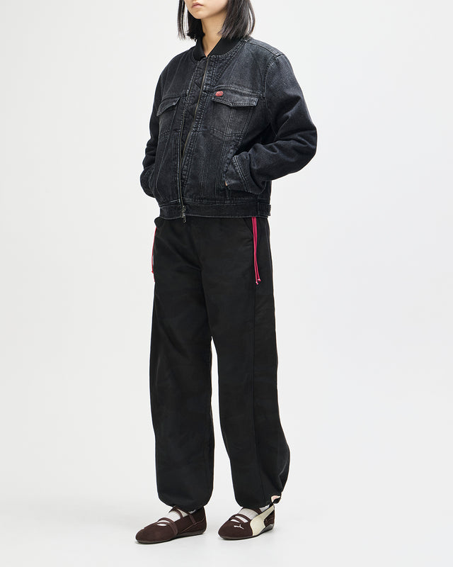 Br 163 Reversible Denim Jacket - Phantom-Black