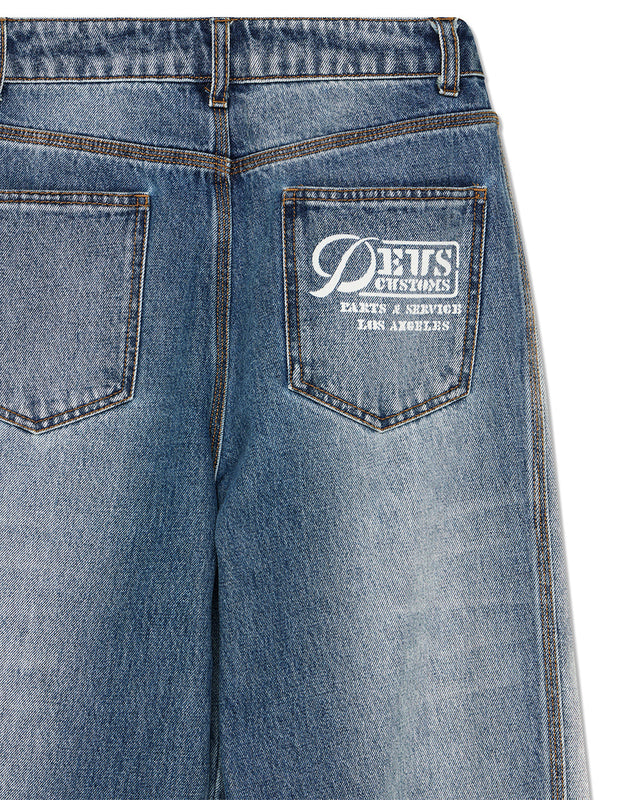 Pantalón Dayton Denim de doble rodilla - Mezclilla azul