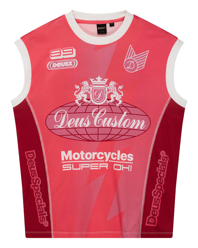 Project Mayhem Moto Tank - Cherry