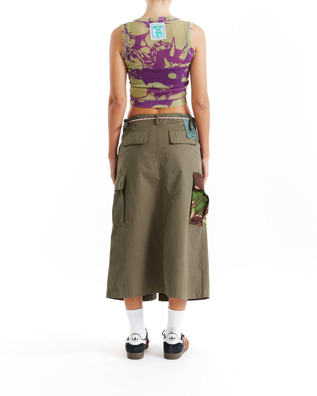 Kindness Mesh Tank - Moss