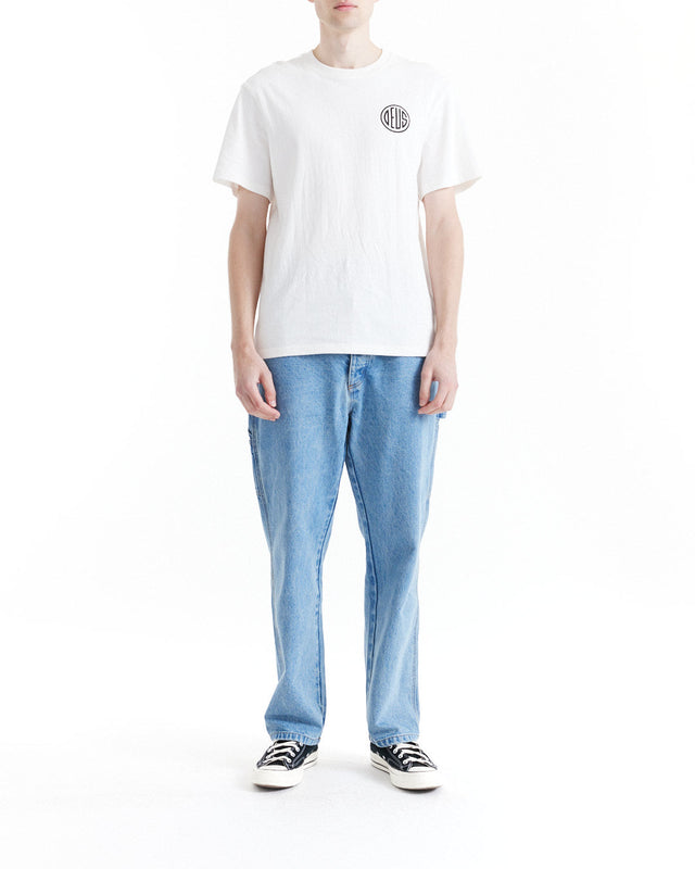 Camiseta con el logotipo de la píldora - Blanco vintage