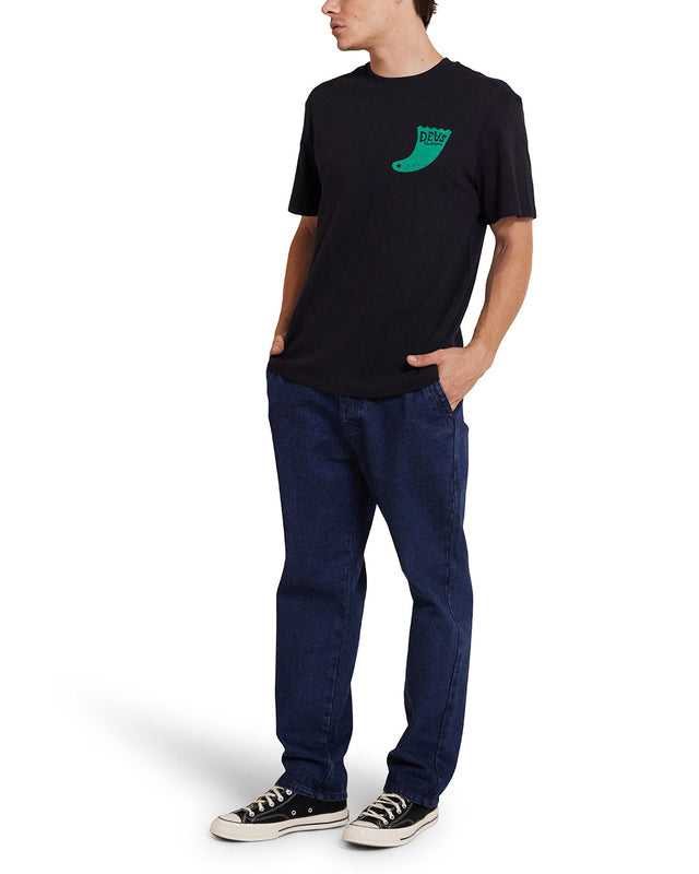 Camiseta de una sola aleta - Negra