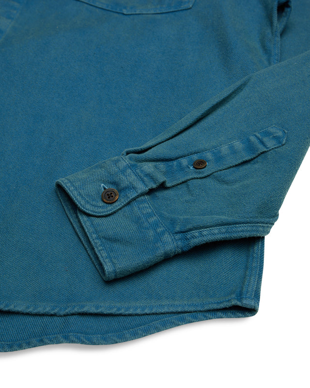 Camisa de franela Keon - Azul marroquí