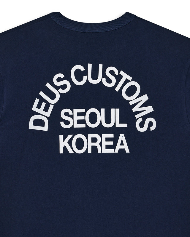 Beams Tee - Navy