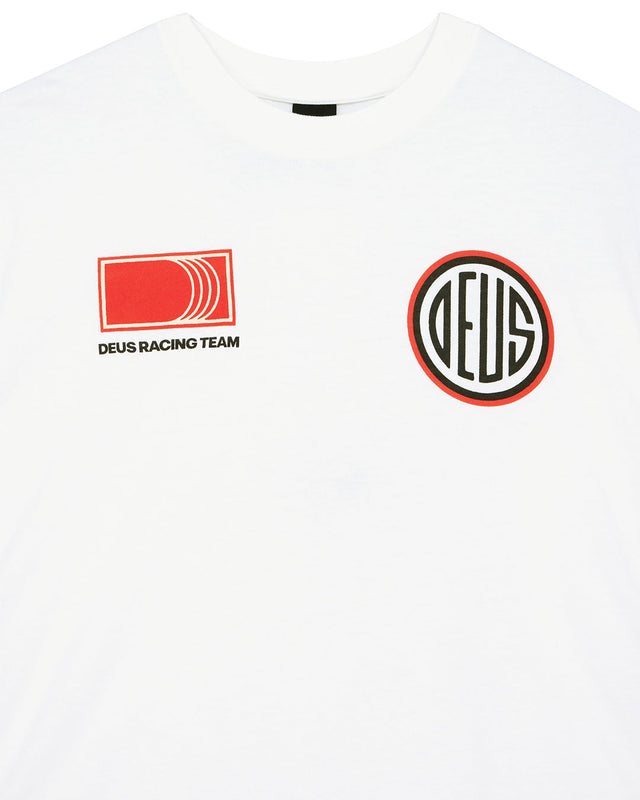 Camiseta del equipo Holeshot - Blanco vintage