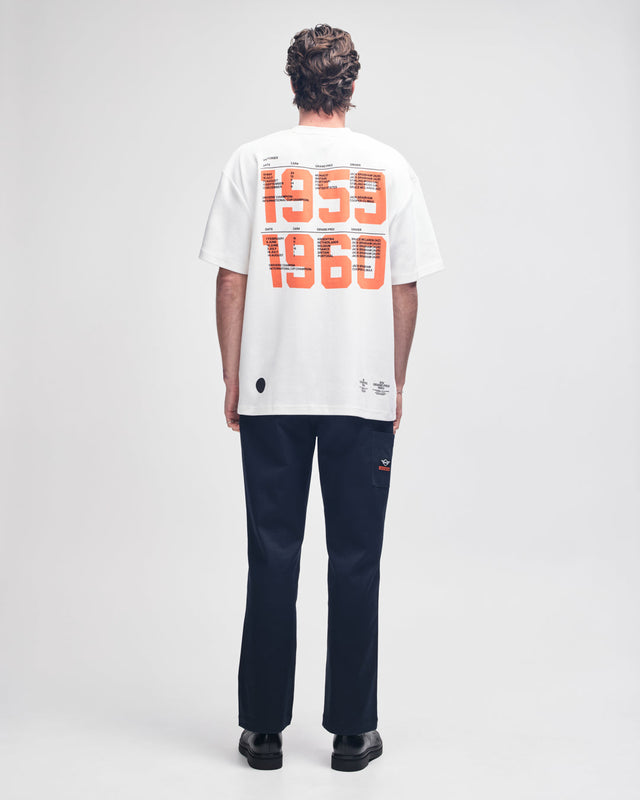 Camiseta Grand Prix - Blanco Vintage