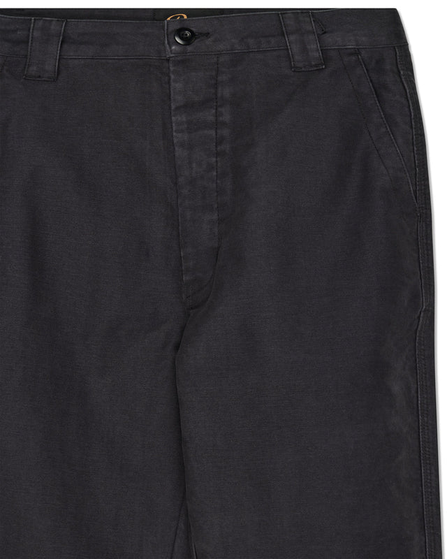 Pantalón de satén Hank - Negro