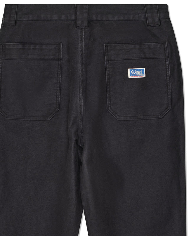 Pantalón de satén Hank - Negro