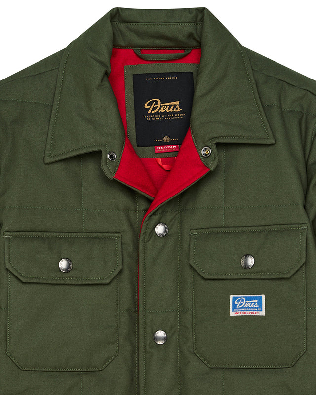 Camisa encerada Maxwell - Verde ciprés