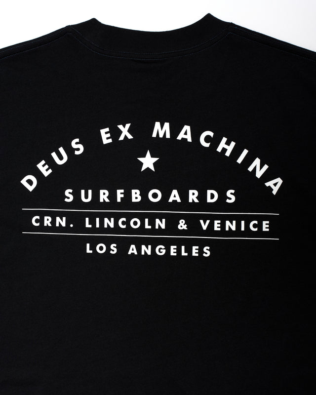 Camiseta negra Los Angeles Surf Address