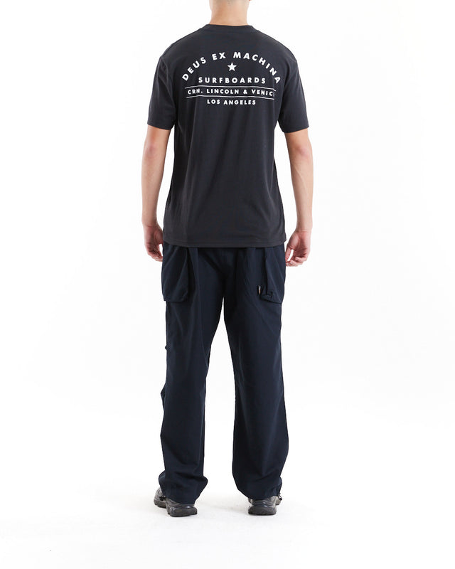 Camiseta negra Los Angeles Surf Address