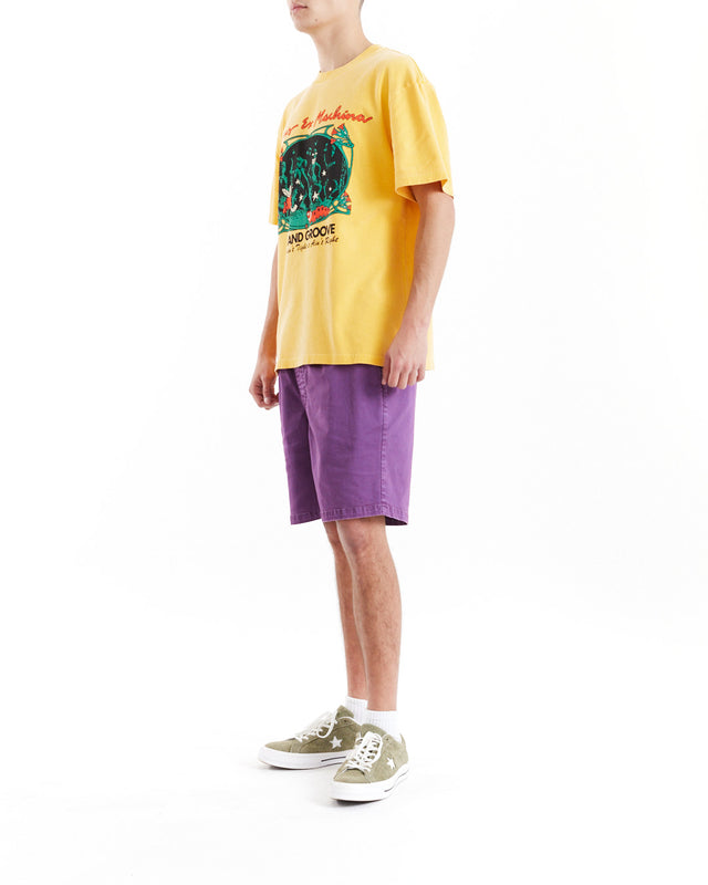 Camiseta Island Groove - Amarillo radiante