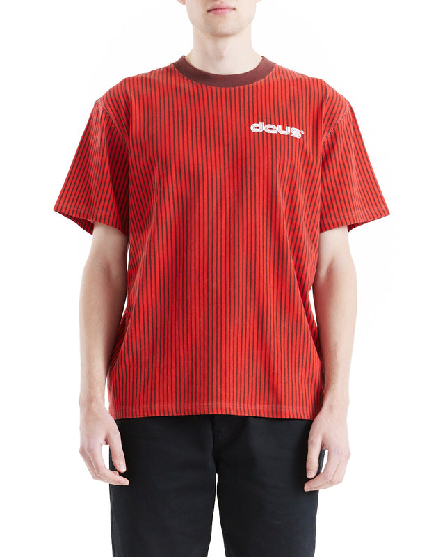 Split Lane Tee - Orange