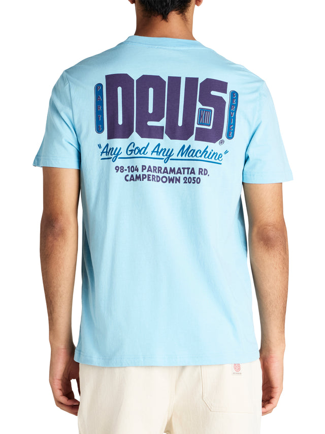 Outage Tee - Sky Blue