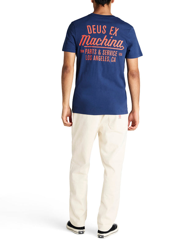 Camiseta Overbite - Azul Mecánico