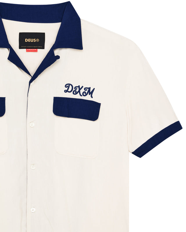 Diablo Bowling Shirt - Dirty White